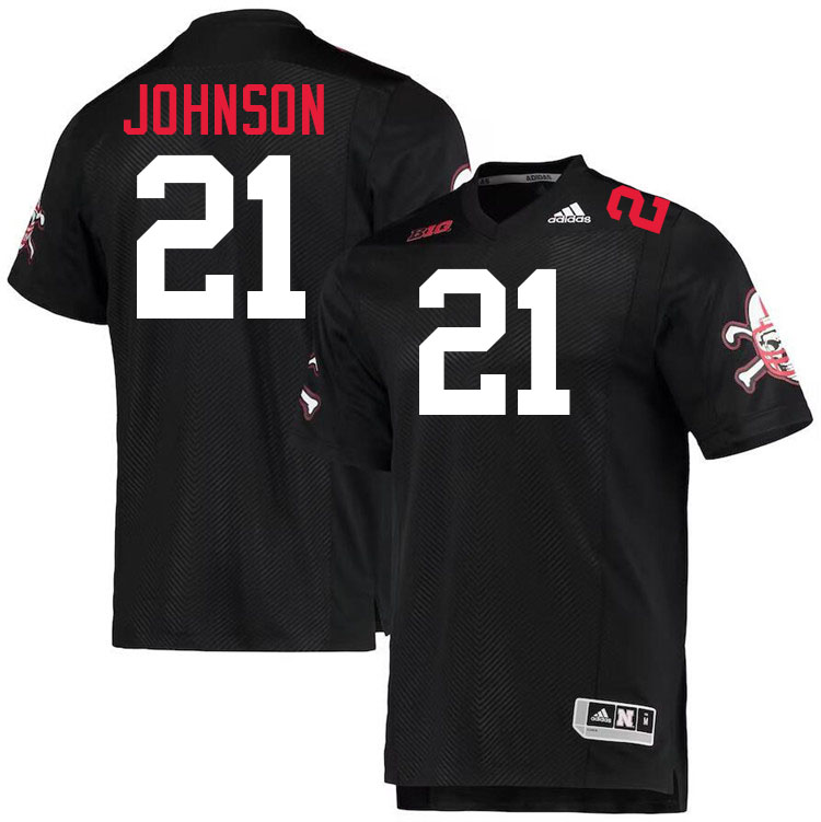 Emmett Johnson Nebraska Jersey,Nebraska Cornhuskers Football Uniforms,Jersey-Blackshirt Home